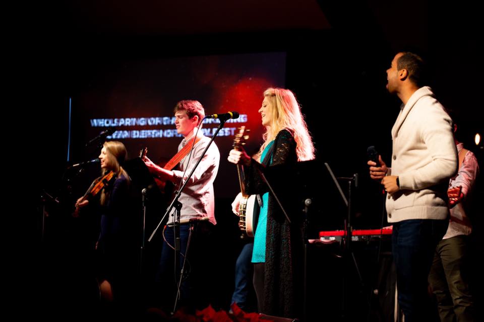the petersens on the worship team